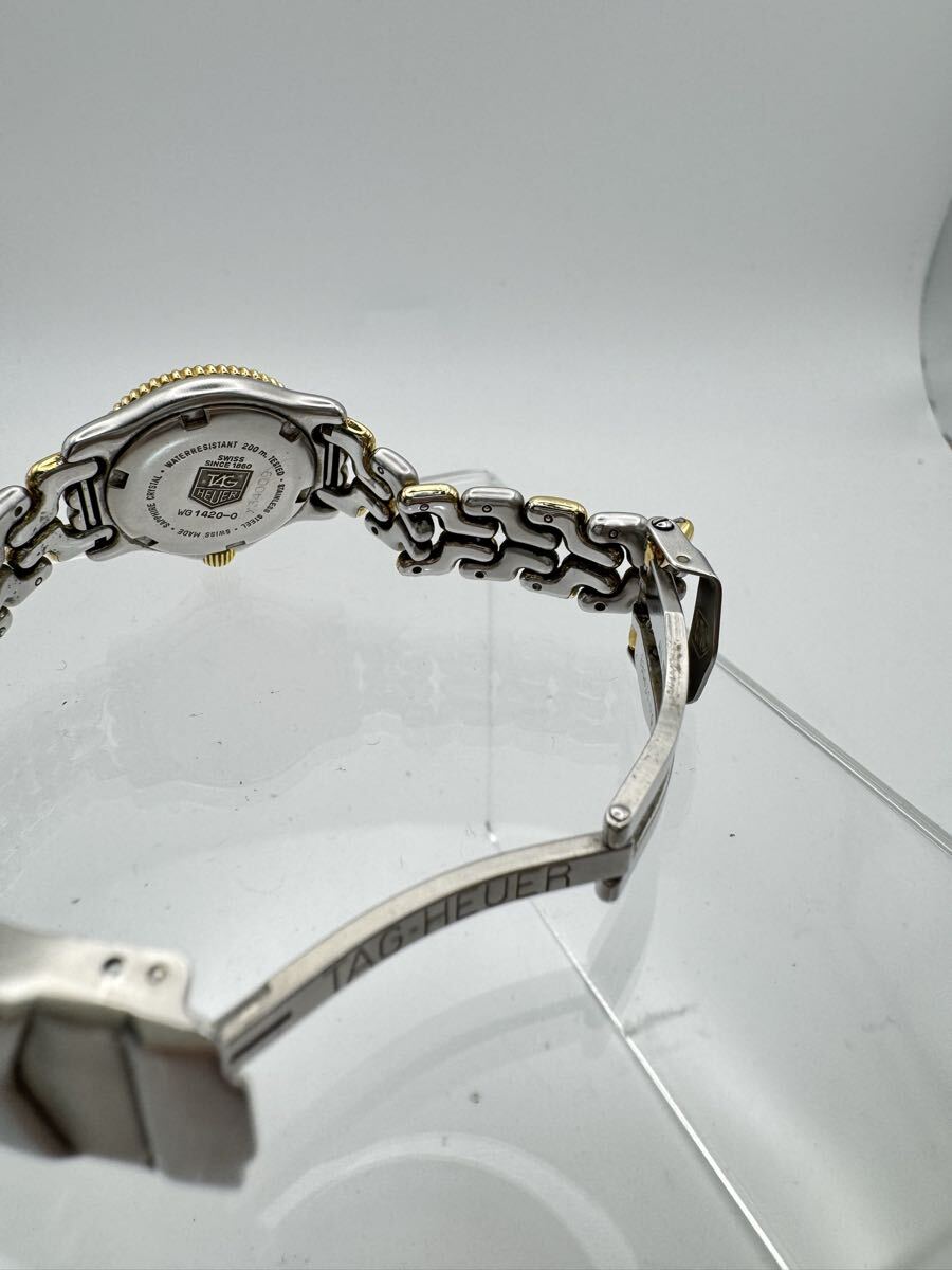 【美品】TAG HEUER タグホイヤー プロフェッショナル200M WG1420-0 レディース腕時計 ツートーン 稼働品 デイト クォーツ_画像7