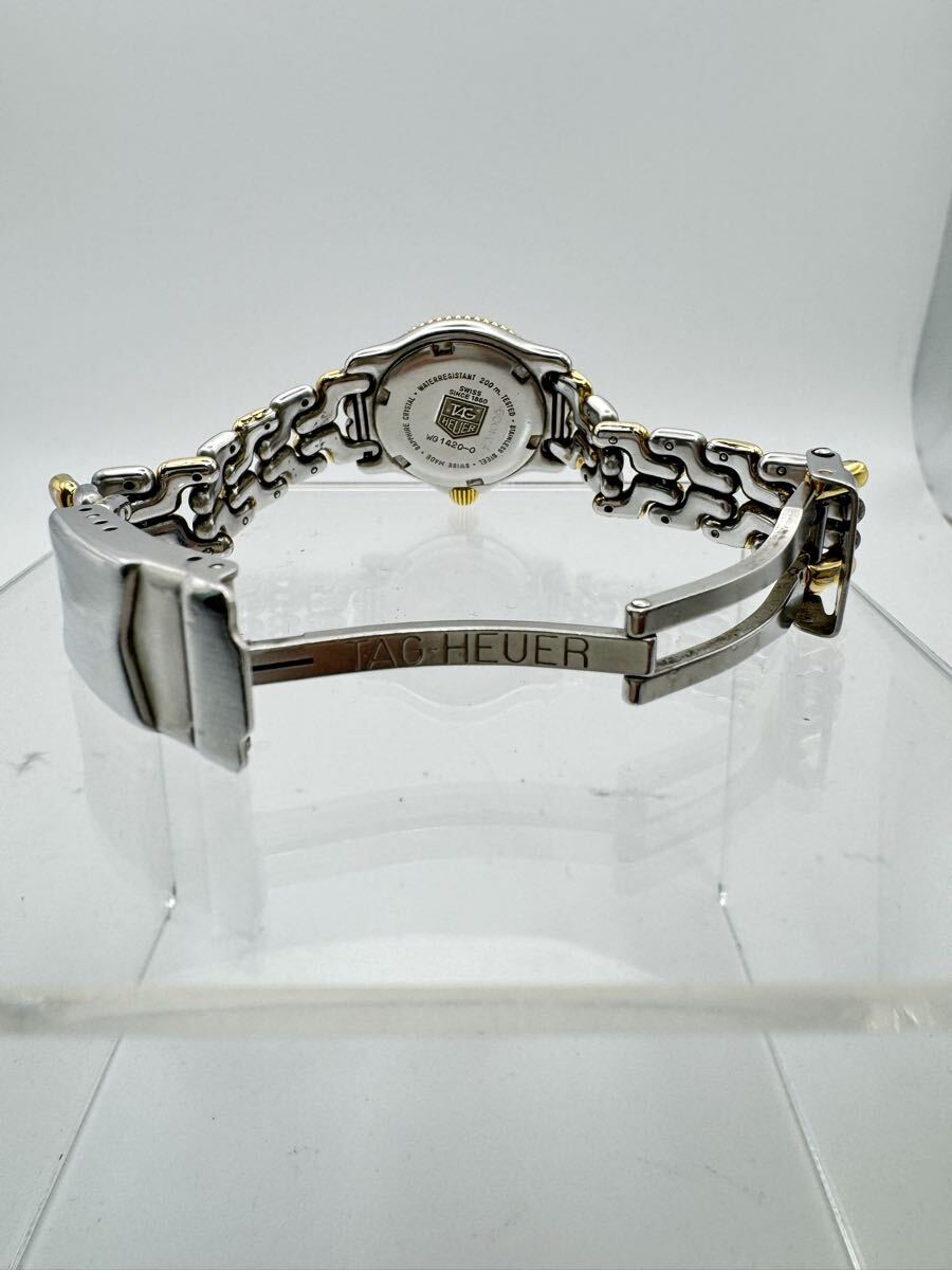 【美品】TAG HEUER タグホイヤー プロフェッショナル200M WG1420-0 レディース腕時計 ツートーン 稼働品 デイト クォーツ_画像8