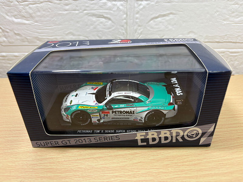 未展示品 EBBRO 1/43 PETRONAS TOM'S SC430 SUPER GT500 2013 No.36 エブロ_画像1