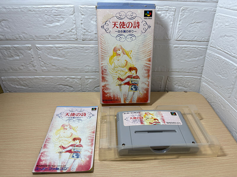 SFC 天使の詩 白き翼の祈り 箱あり 取説あり スーパーファミコン_画像2