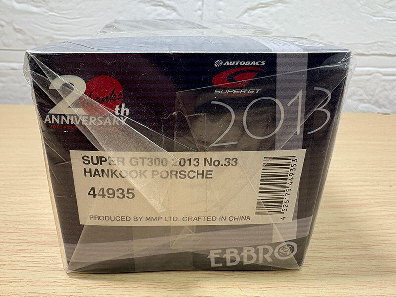 未展示品 EBBRO 1/43 HANKOOK PORSCHE SUPER GT300 2013 No.33 エブロ_画像5