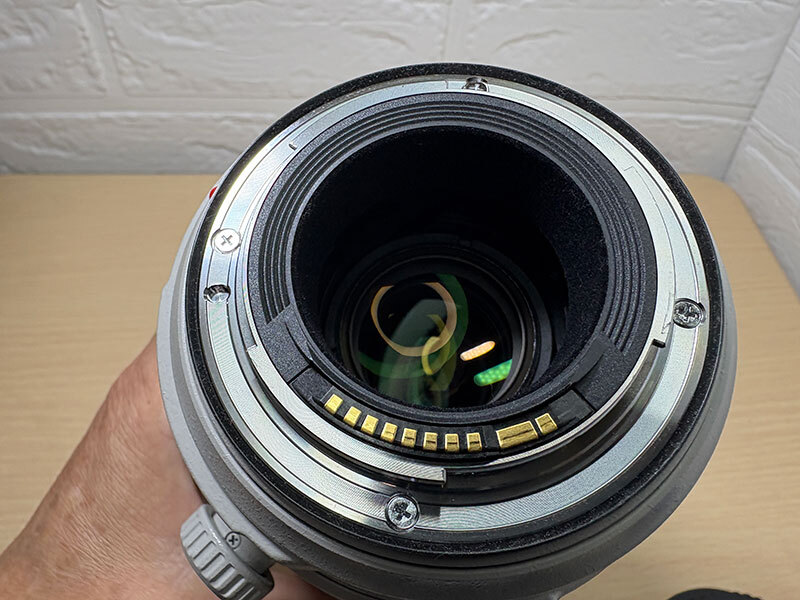 キャノン EF100-400mm F4.5-5.6L IS USM 簡易動作確認済 フード、前後キャップ付 箱、説明書あり Canon 美品_画像8