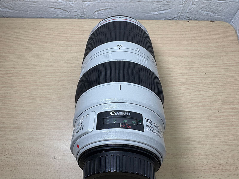 キャノン EF100-400mm F4.5-5.6L IS USM 簡易動作確認済 フード、前後キャップ付 箱、説明書あり Canon 美品_画像5