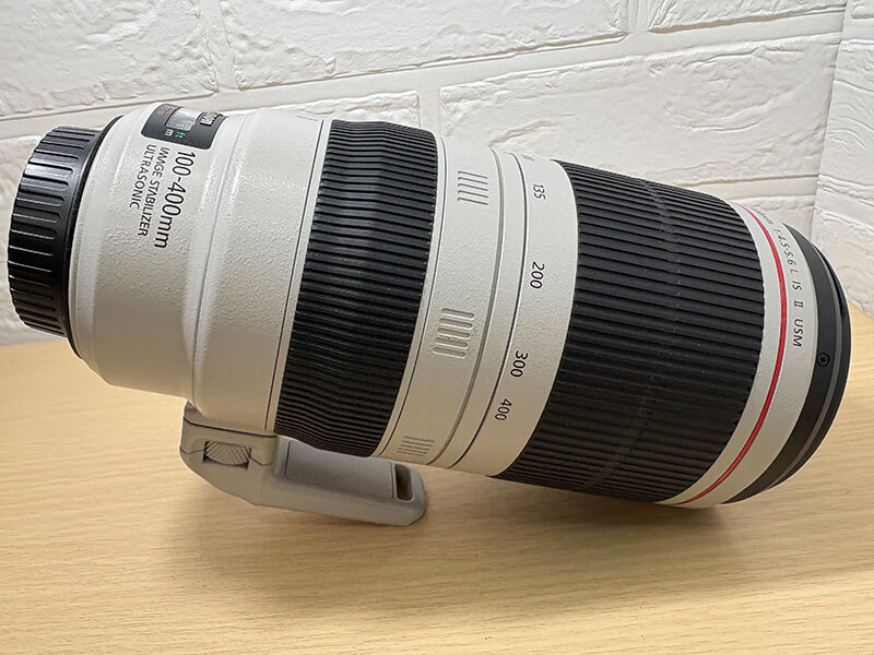 キャノン EF100-400mm F4.5-5.6L IS USM 簡易動作確認済 フード、前後キャップ付 箱、説明書あり Canon 美品_画像4