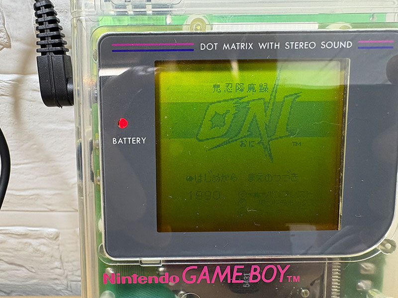 GB 鬼忍降魔録 ONI 動作確認済 箱、取説あり 希少 ゲームボーイ バンプレスト_画像5