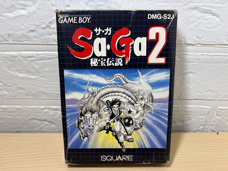 GB Sa・Ga2 秘宝伝説 動作確認済 箱、取説あり ゲームボーイ スクウェア サ・ガ２_画像1