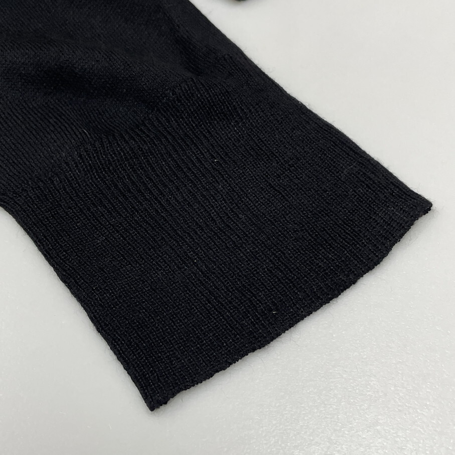 ZARA /S/ ブラック 長袖ニットセーター トップス レディース ホワイトタグ オフィスカジュアル 大人可愛い 生地 アクリル混 デイリー ザラ_画像3
