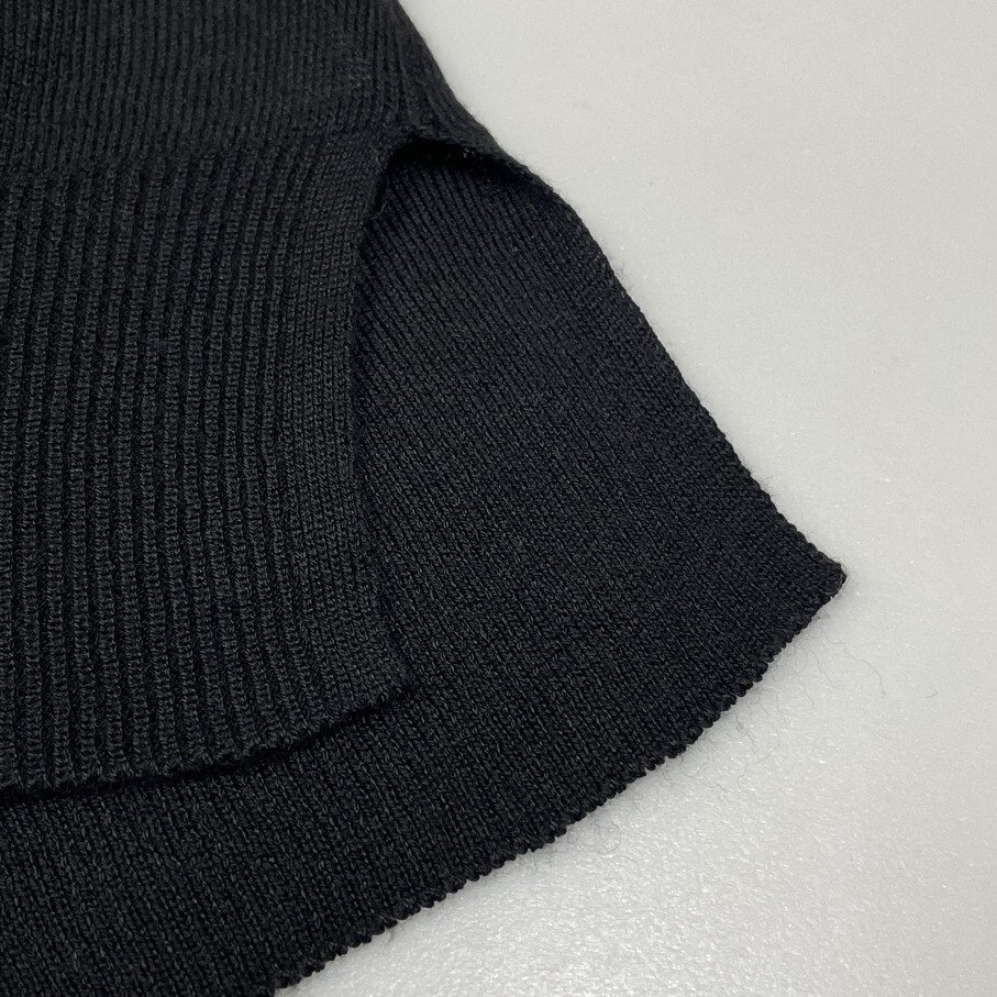 ZARA /S/ ブラック 長袖ニットセーター トップス レディース ホワイトタグ オフィスカジュアル 大人可愛い 生地 アクリル混 デイリー ザラ_画像4