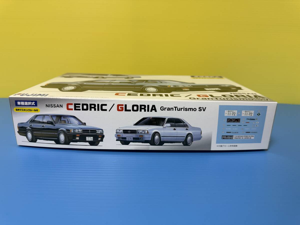 フジミ 1/24スケール インチアップID-138 ニッサン セドリック／グロリア グランツーリスモ SV 車種選択式・窓枠マスキング 新品未組立 Y31_画像3
