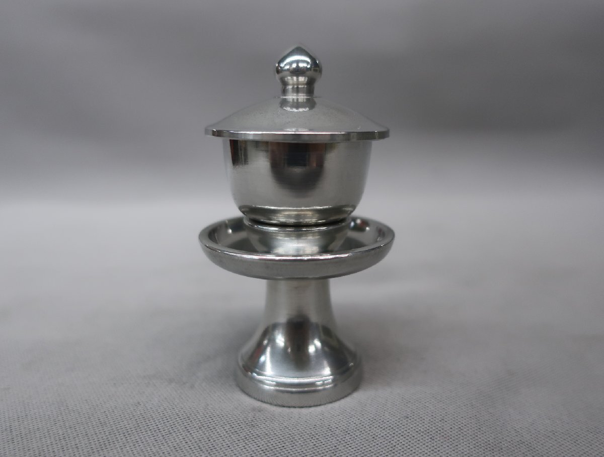 【K-2879】純錫製　茶湯器　　高さ：２寸5分_画像3