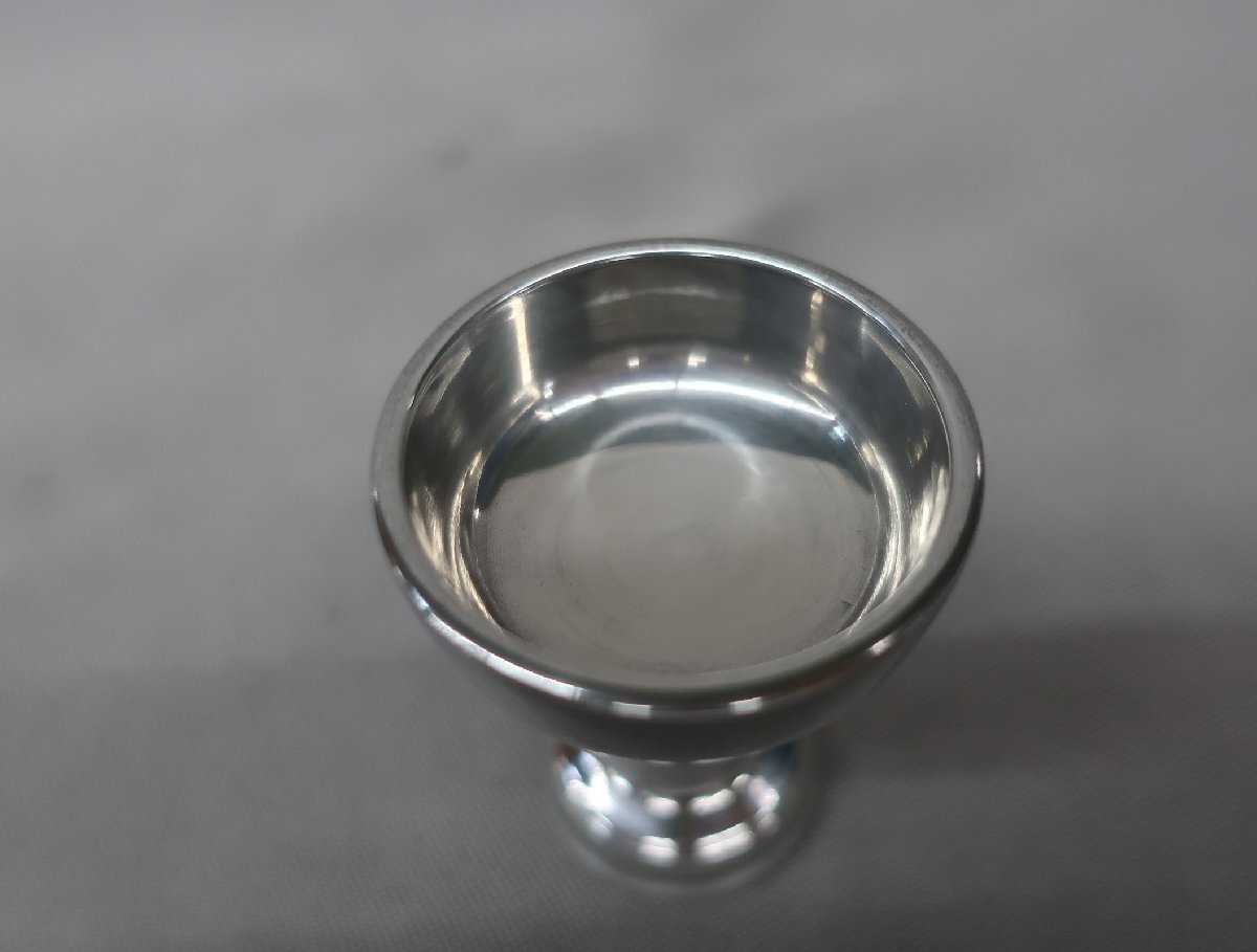 【K-2863】純錫　仏器　寸四　アウトレット品_画像4