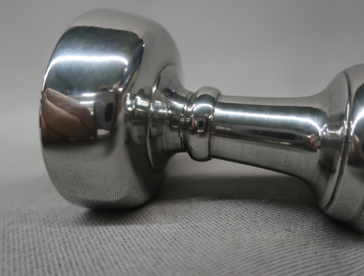 【K-2863】純錫　仏器　寸四　アウトレット品_画像7