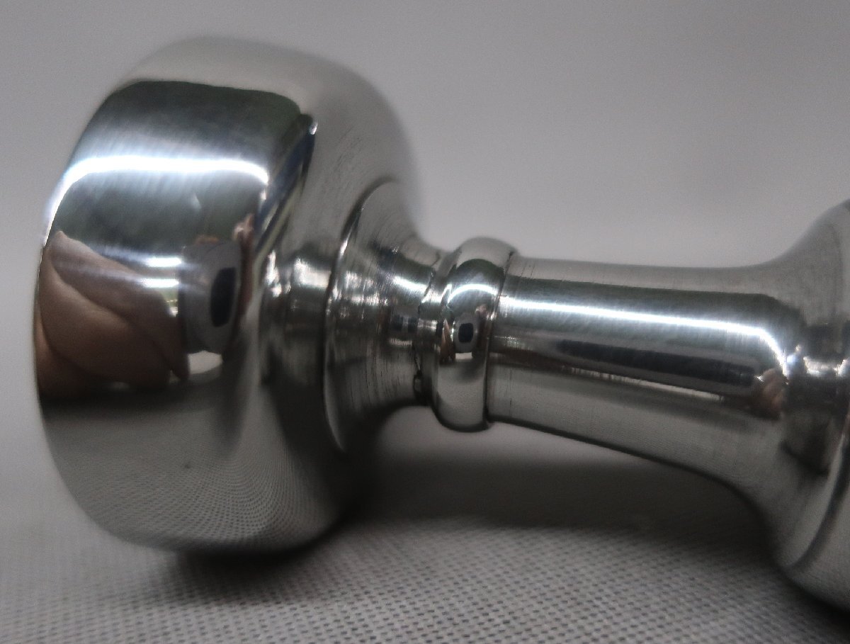 【K-2863】純錫　仏器　寸四　アウトレット品_画像8