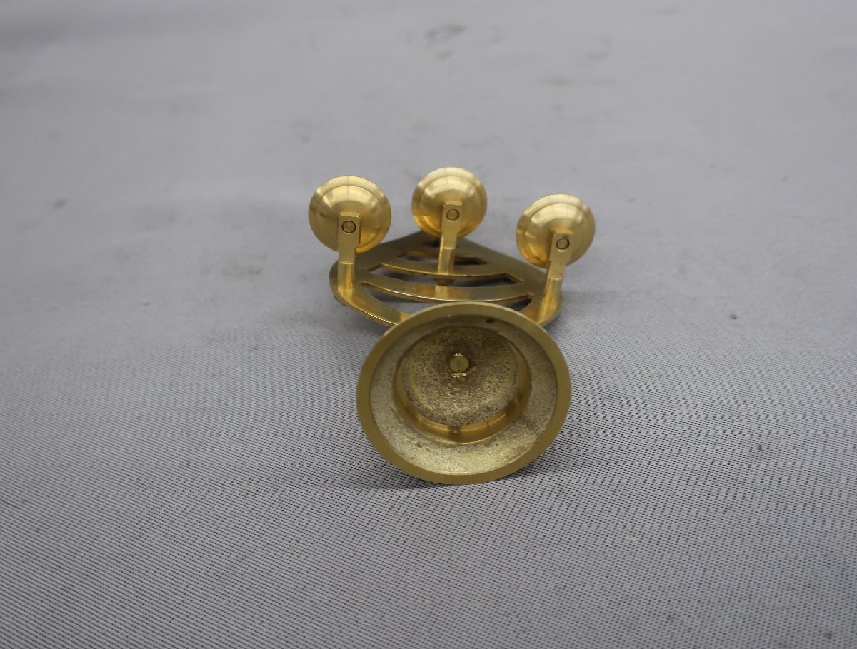 [K-2858]. шт. три . шт. три лампа шт. low sok установить новый товар латунный столица предметы для домашнего буддийского алтаря 