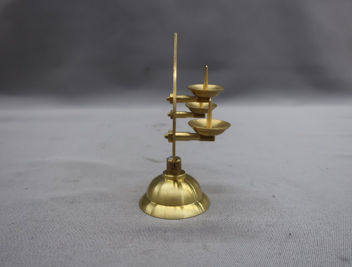 [K-2858]. шт. три . шт. три лампа шт. low sok установить новый товар латунный столица предметы для домашнего буддийского алтаря 