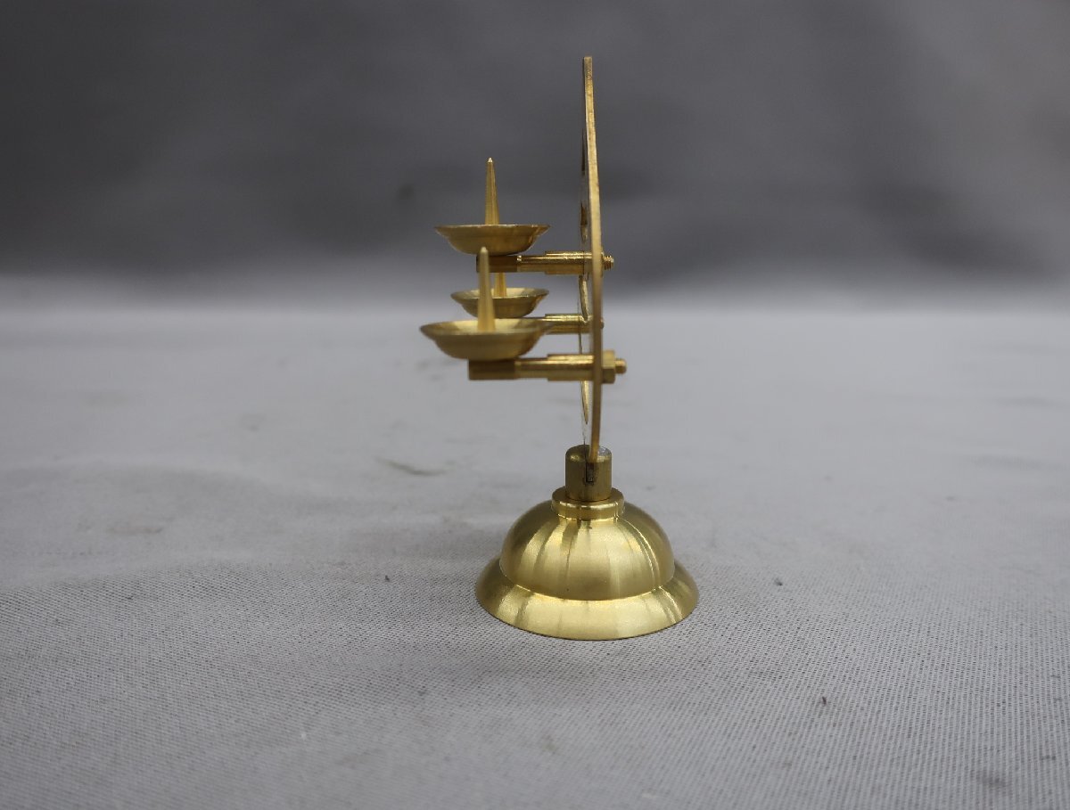 [K-2858]. шт. три . шт. три лампа шт. low sok установить новый товар латунный столица предметы для домашнего буддийского алтаря 