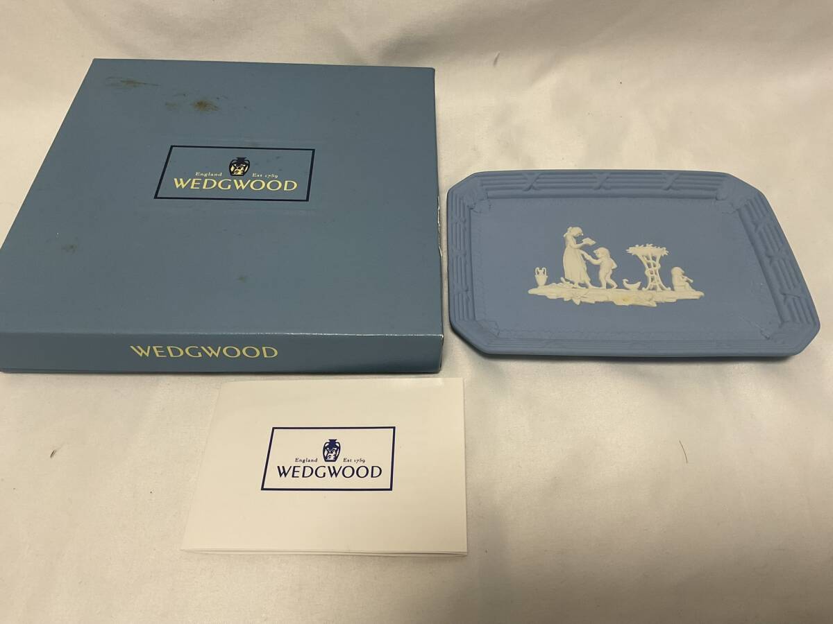 WEDGWOOD ウエッジウッド ジャスパー アッシュトレイ 美品_画像1