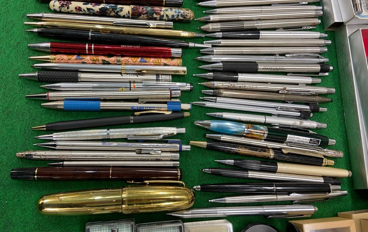 【婀】ボールペン シャーペン まとめ 約120本 PLATINUM プラチナ PILOT パイロット CROSS クロス PARKER パーカー MONO EXCEED K11BC10_画像10