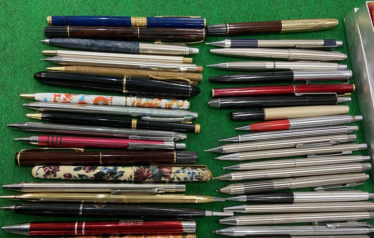 【婀】ボールペン シャーペン まとめ 約120本 PLATINUM プラチナ PILOT パイロット CROSS クロス PARKER パーカー MONO EXCEED K11BC10_画像9