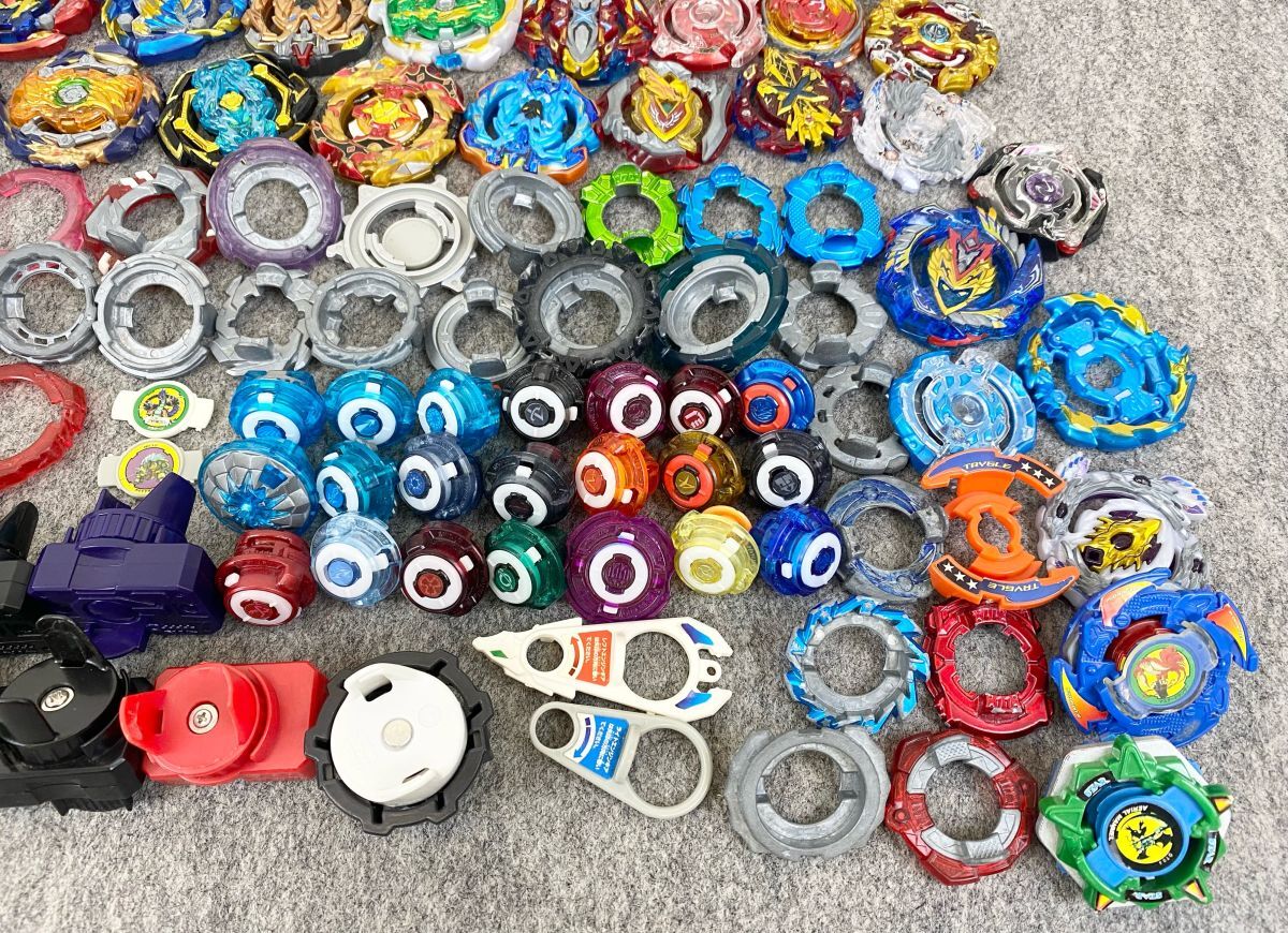 【婀】TAKARATOMY BEYBLADE タカラトミー メタルファイト ベイブレード 約2.8kg まとめ 部品 パーツ K15CB8_画像5