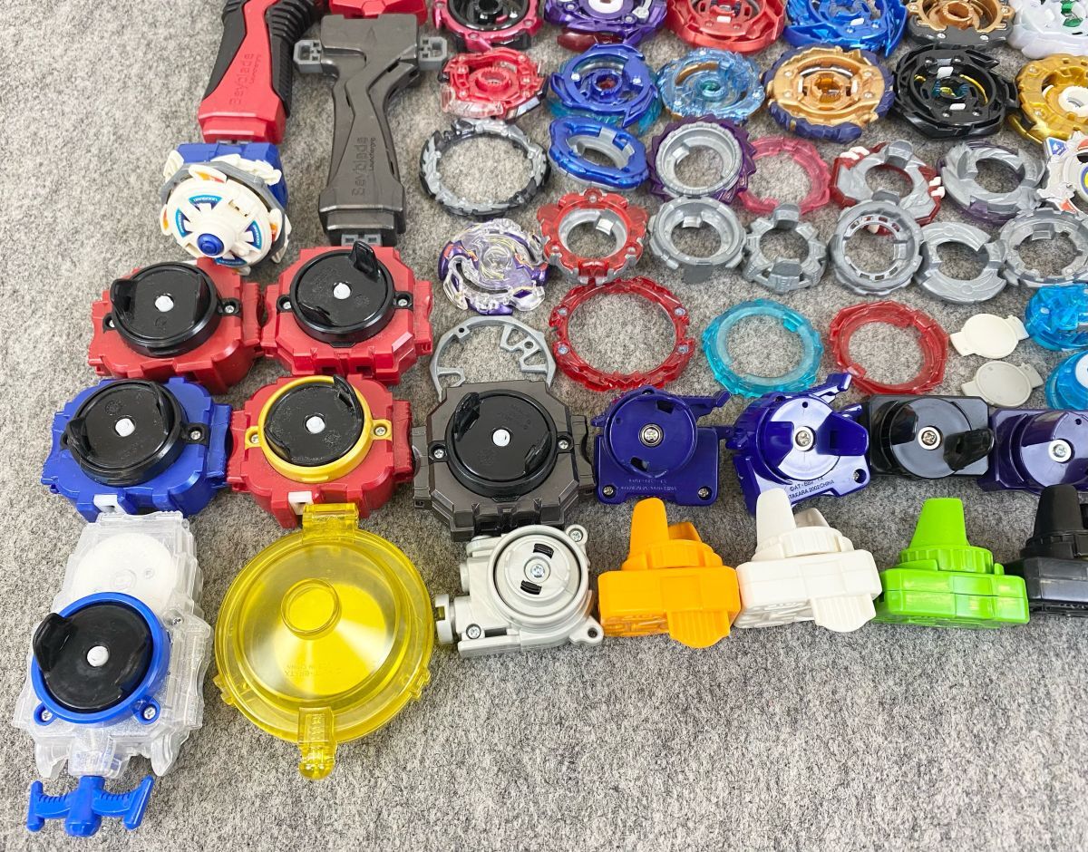 【婀】TAKARATOMY BEYBLADE タカラトミー メタルファイト ベイブレード 約2.8kg まとめ 部品 パーツ K15CB8_画像8