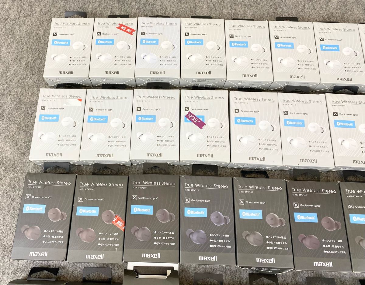 【婀】① maxell マクセル ワイヤレス イヤホン ヘッドホン 59点 まとめ MXH-BTW400 MXH-BTW300 MXH-BTW510 MXH-BTW401 K19CA14_画像2