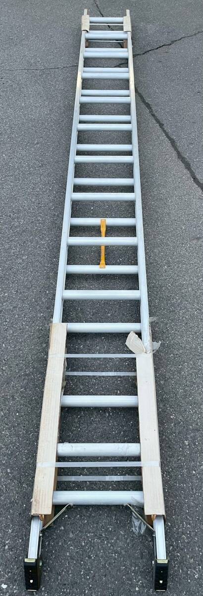 【婀】未使用 長谷川 ハセガワ 伸縮 2連はしご ホワイトラダー WR-70 7m アルミ合金製 梯子 Hasegawa K20FA_画像3