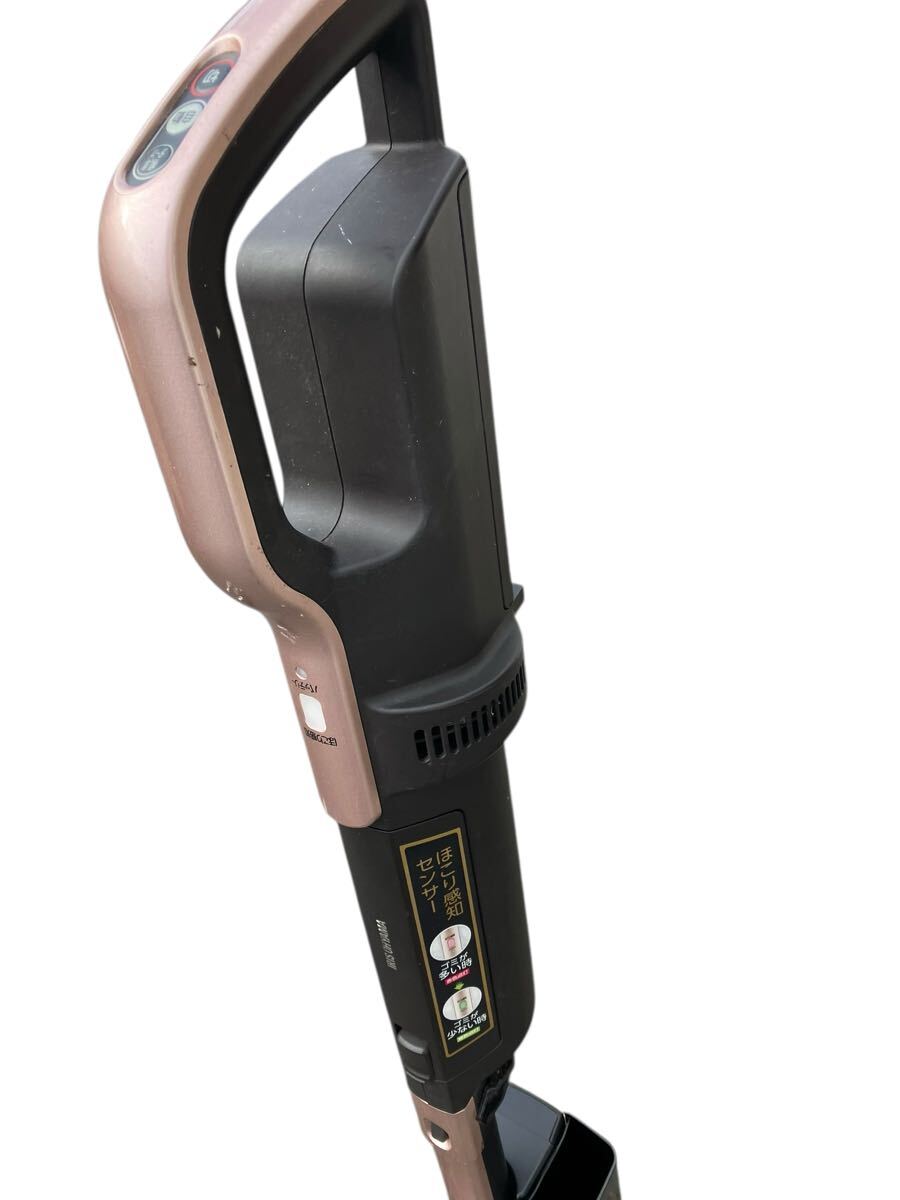 アイリスオーヤマ KIC-SLDCP6-P 極細軽量 スティッククリーナー コードレス 1.6kg 静電モップ 本体×2 通電OK_画像5