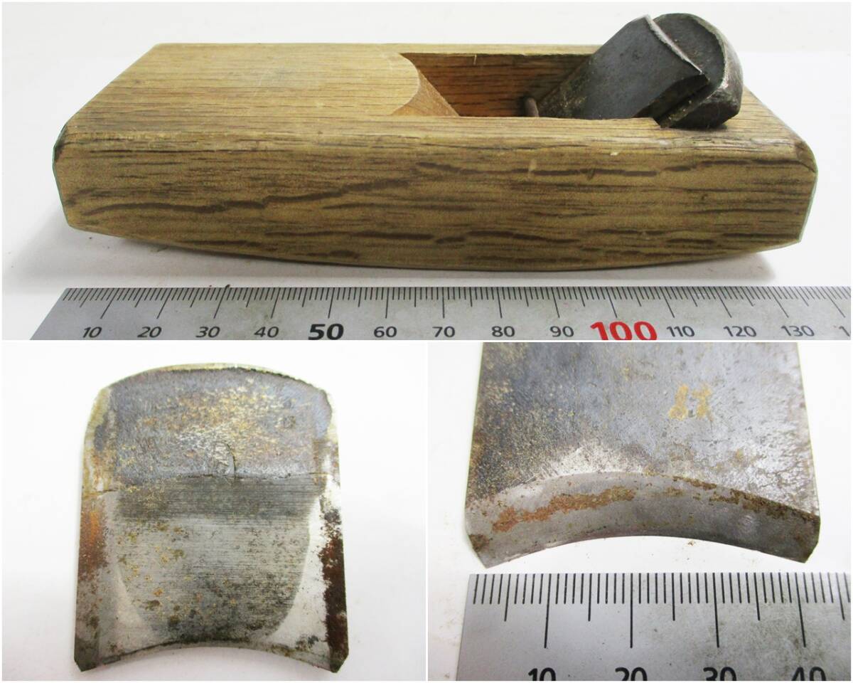 《ジャムルK》 hc1101-6◆◆ 鉋 カンナ 清忠 助貞 特殊鉋 反り鉋 豆鉋 内丸鉋 大工道具 6点セット まとめ 裏金欠品 動作未確認 ジャンク_画像6