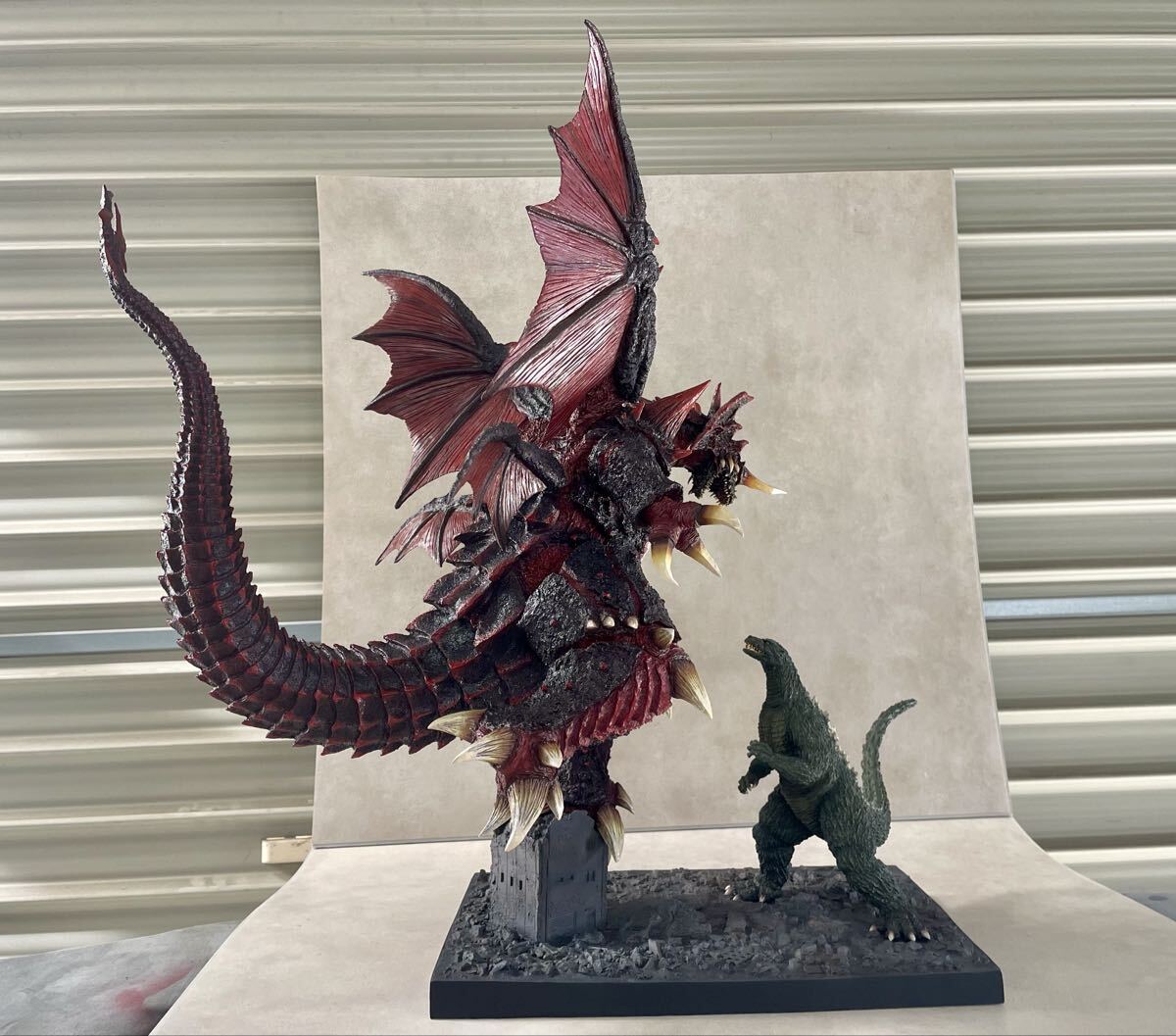 T's Facto Destroyer совершенно body VS Godzilla Jr. гараж комплект resin комплект покрашен конечный продукт GODZILLA Godzilla 
