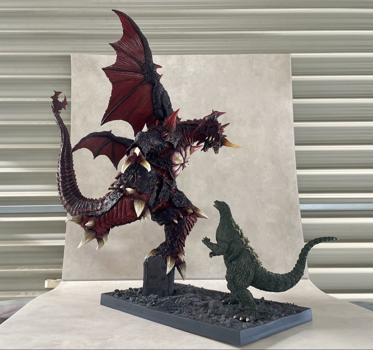 T's Facto Destroyer совершенно body VS Godzilla Jr. гараж комплект resin комплект покрашен конечный продукт GODZILLA Godzilla 