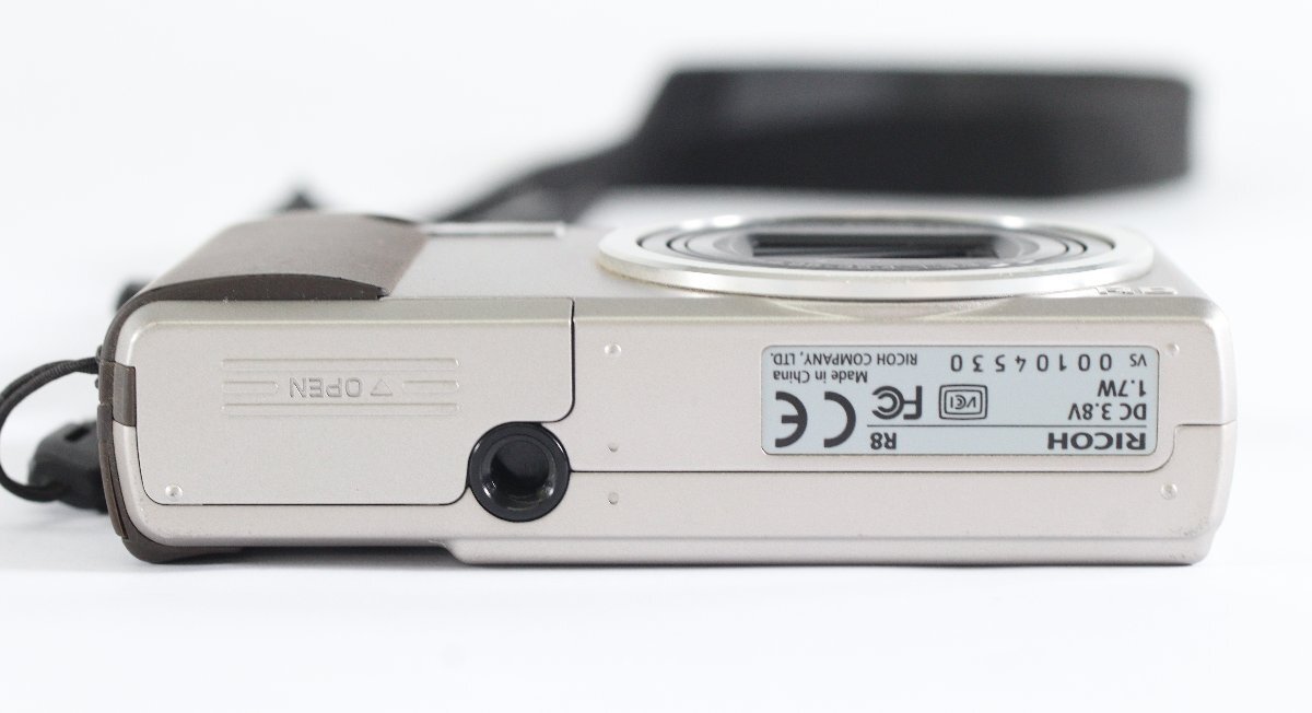 RICOH リコー R8 シルバー系 コンパクトカメラ デジタルカメラ コンデジ デジカメ 動作未確認 3474-YH_画像5