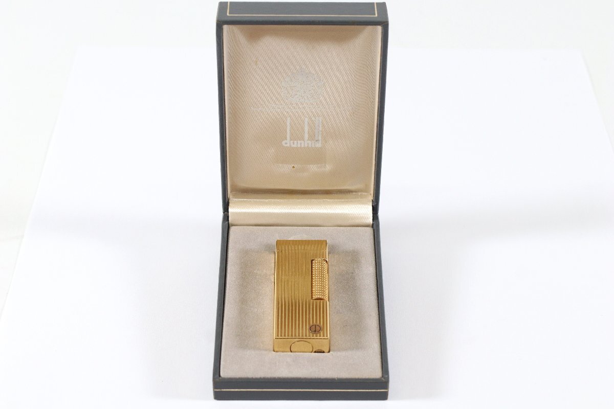 dunhill Dunhill зажигалка газовая зажигалка ролик тип Gold цвет курение . товары для курения с коробкой 3557-YH