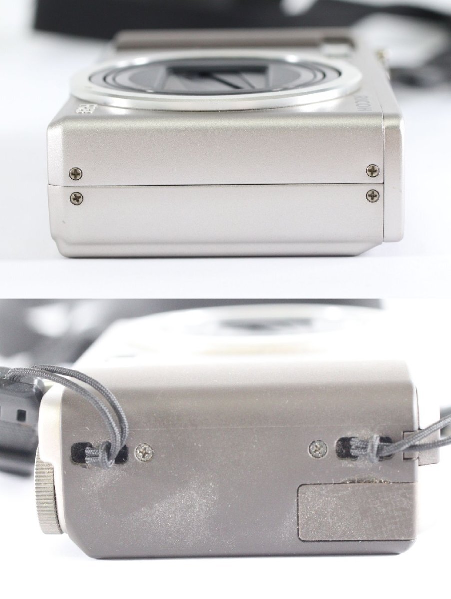 RICOH リコー R8 シルバー系 コンパクトカメラ デジタルカメラ コンデジ デジカメ 動作未確認 3474-YH_画像6