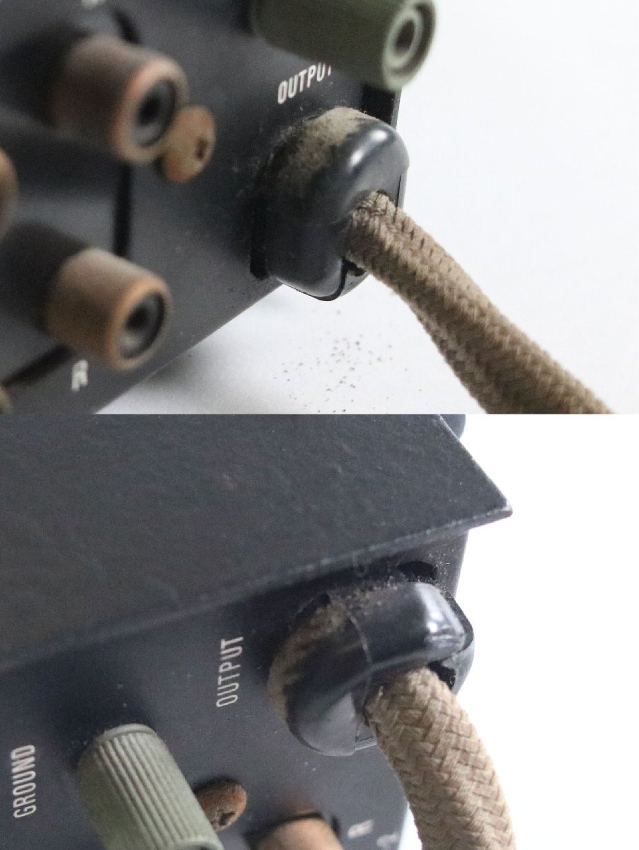 【ジャンク品】DENON デノン AU-320 TRANSFORMER トランスフォーマー 昇圧トランス 音響機器 動作未確認 3593-YO_画像7