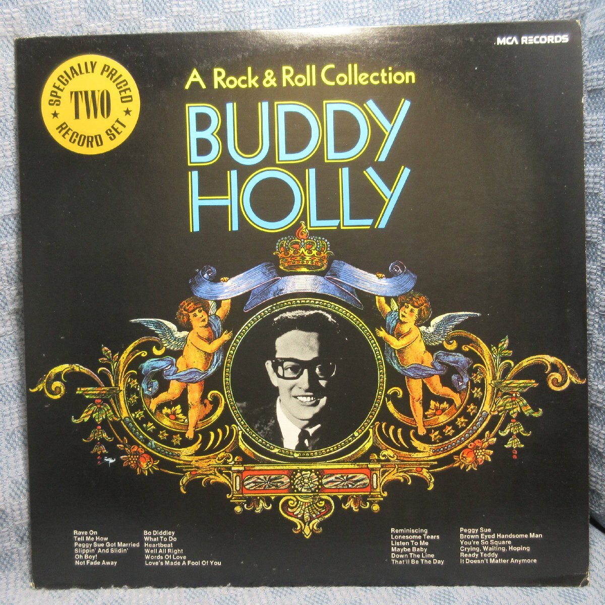 VA464●MCA2-4009 バディ・ホリー BUDDY HOLLY「A Rock＆Roll Collection」LPレコード(アナログ盤)輸入盤2枚組_画像1