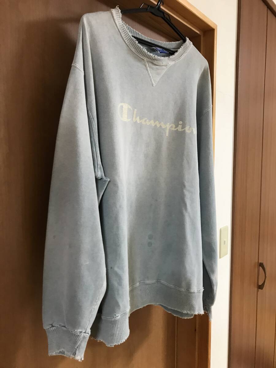 ★サンフェード レアカラー 珍色 ビンテージ 青タグ トリコタグ 単色タグ 刺繍タグ タタキタグ 80s 90s フェード Vガセット_画像4