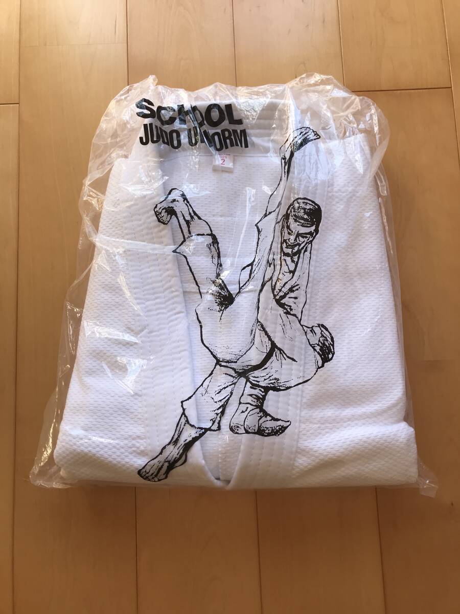 ★未使用 新品 未開封 柔道着 柔道衣 150～160cm サイズ2 綿100% ①_画像1