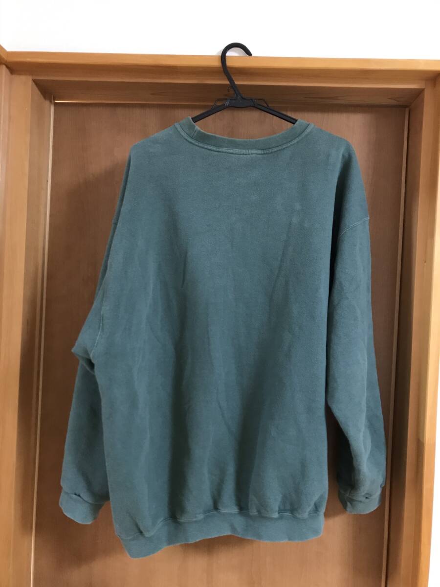 90s Vintage NIKE オールド ナイキ スウェット パーカー ロゴ刺繍 銀タグ ヴィンテージ XL ゴツナイキ 風車 オレンジタグ 00s_画像4