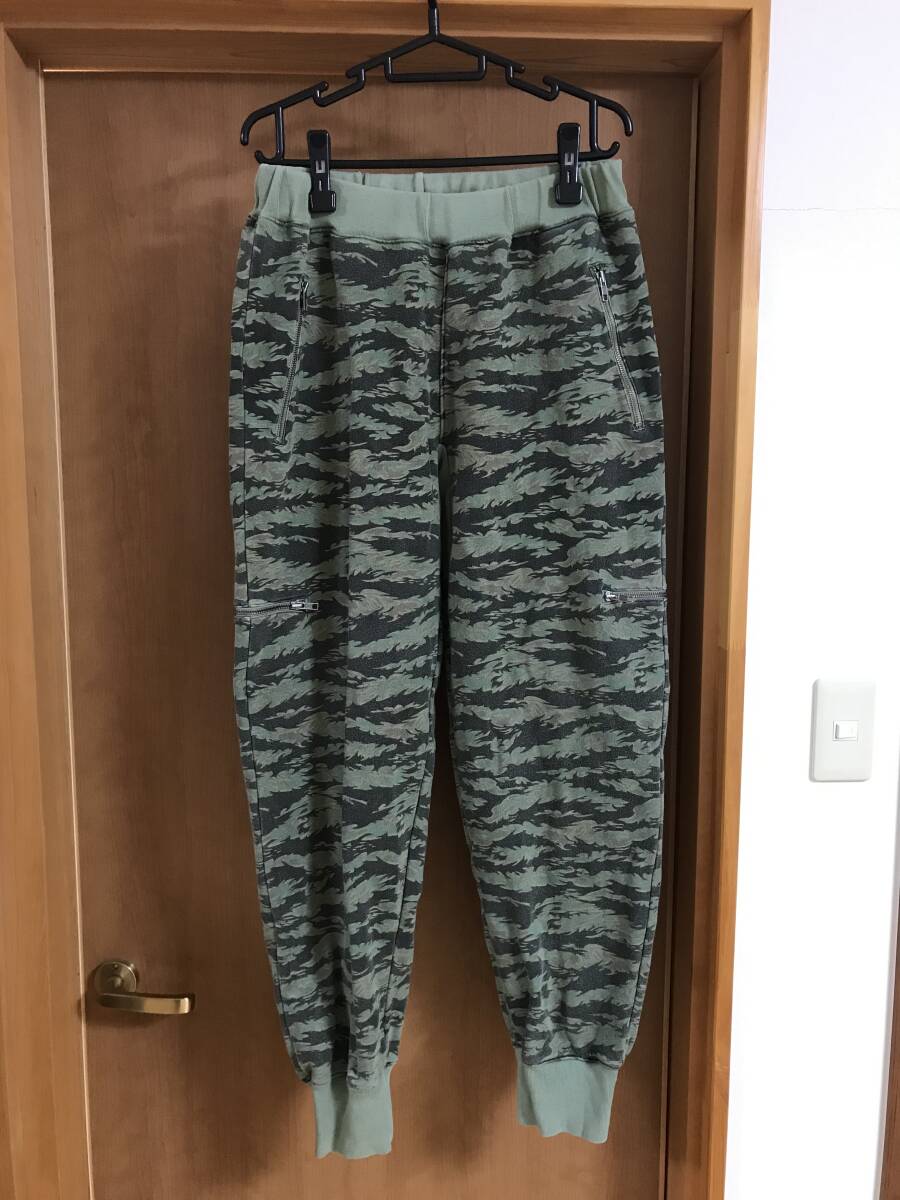 ★1円売切 stussy タイガーカモ スウェットパンツ 迷彩 リアルツリー supreme ape ミリタリー 総柄 90s 00s ビンテージ オールド 初期_画像1