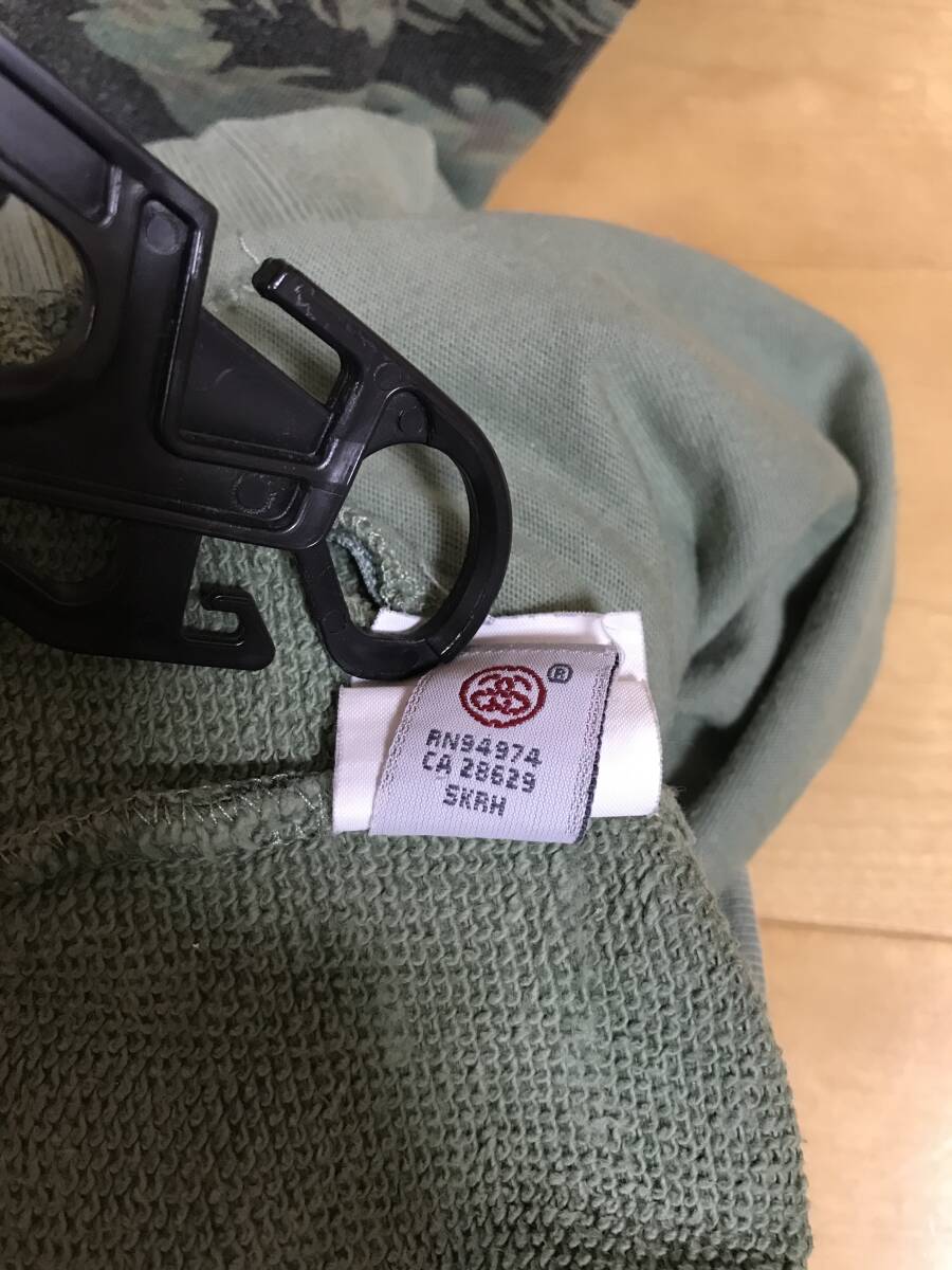 ★1円売切 stussy タイガーカモ スウェットパンツ 迷彩 リアルツリー supreme ape ミリタリー 総柄 90s 00s ビンテージ オールド 初期_画像6