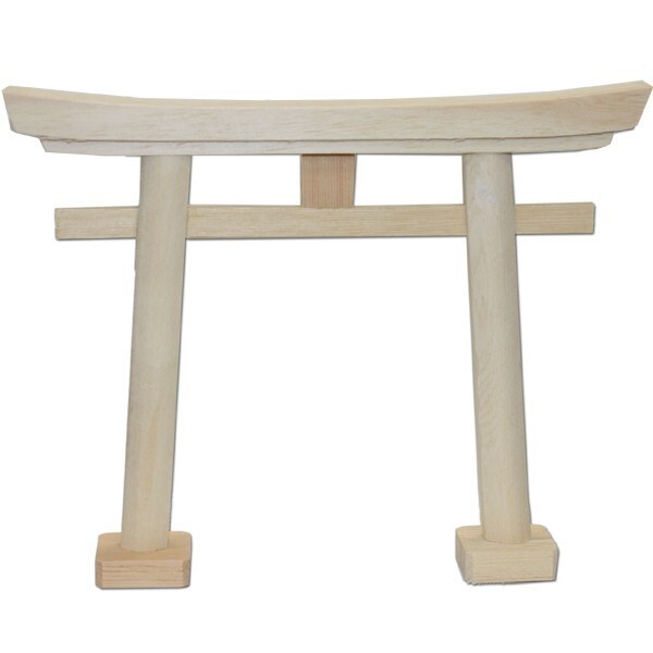 内祭用神棚用 招福鳥居(しょうふくとりい) 色：白木(無塗装)_画像1