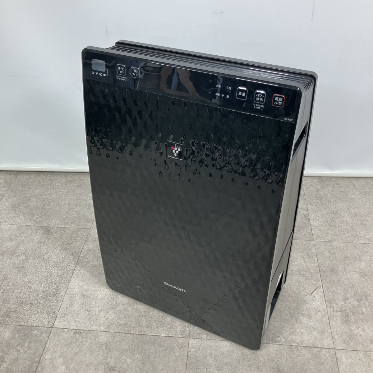 [ работа OK] SHARP KC-30T7-B sharp увлажнение очиститель воздуха 2021 год производства черный "plasma cluster" система очищения воздуха ионами _MFH_C1112-F031