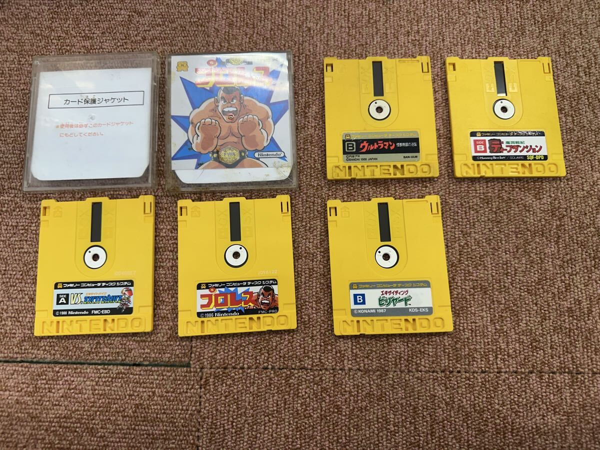 GM1125104 1円〜 ファミリーコンピュータ ディスクシステム ソフト 5個まとめ_画像1