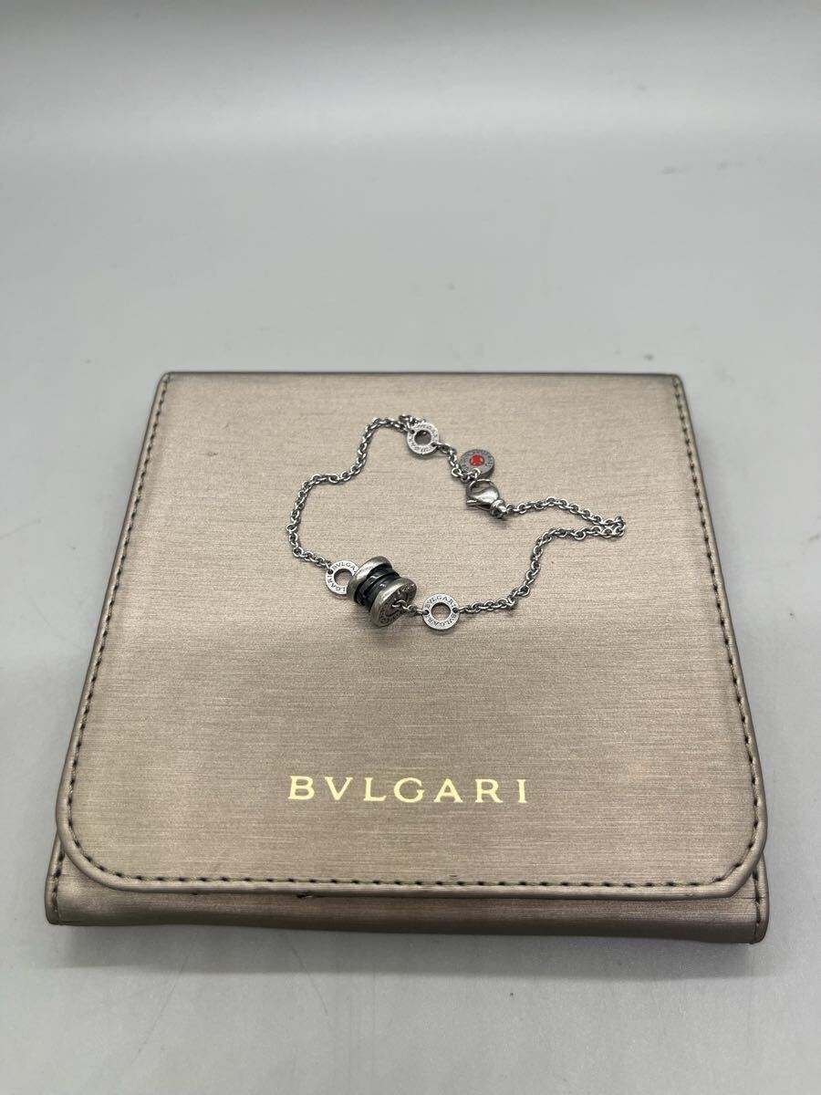 H11262 BVLGARI ブルガリ ブレスレット ビーゼロワン Ag925刻印あり ケース付き_画像1