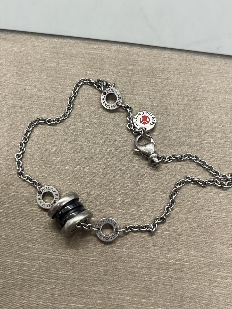 H11262 BVLGARI ブルガリ ブレスレット ビーゼロワン Ag925刻印あり ケース付き_画像3