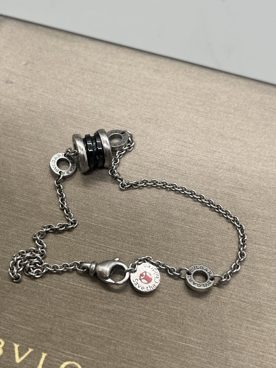 H11262 BVLGARI ブルガリ ブレスレット ビーゼロワン Ag925刻印あり ケース付き_画像4