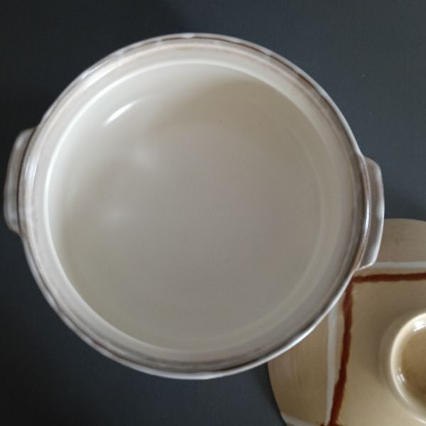  не использовался товар [ Banko . глиняный горшок ....10 номер глубокий кастрюля ] большой чёрный кастрюля . месяц глиняный горшок прямой огонь / 5~6 человек для 