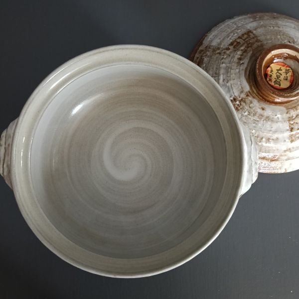  не использовался товар [ Banko . глиняный горшок мука . малярная кисть глаз 8 номер кастрюля ] большой чёрный кастрюля . месяц глиняный горшок прямой огонь / 3~4 человек для 