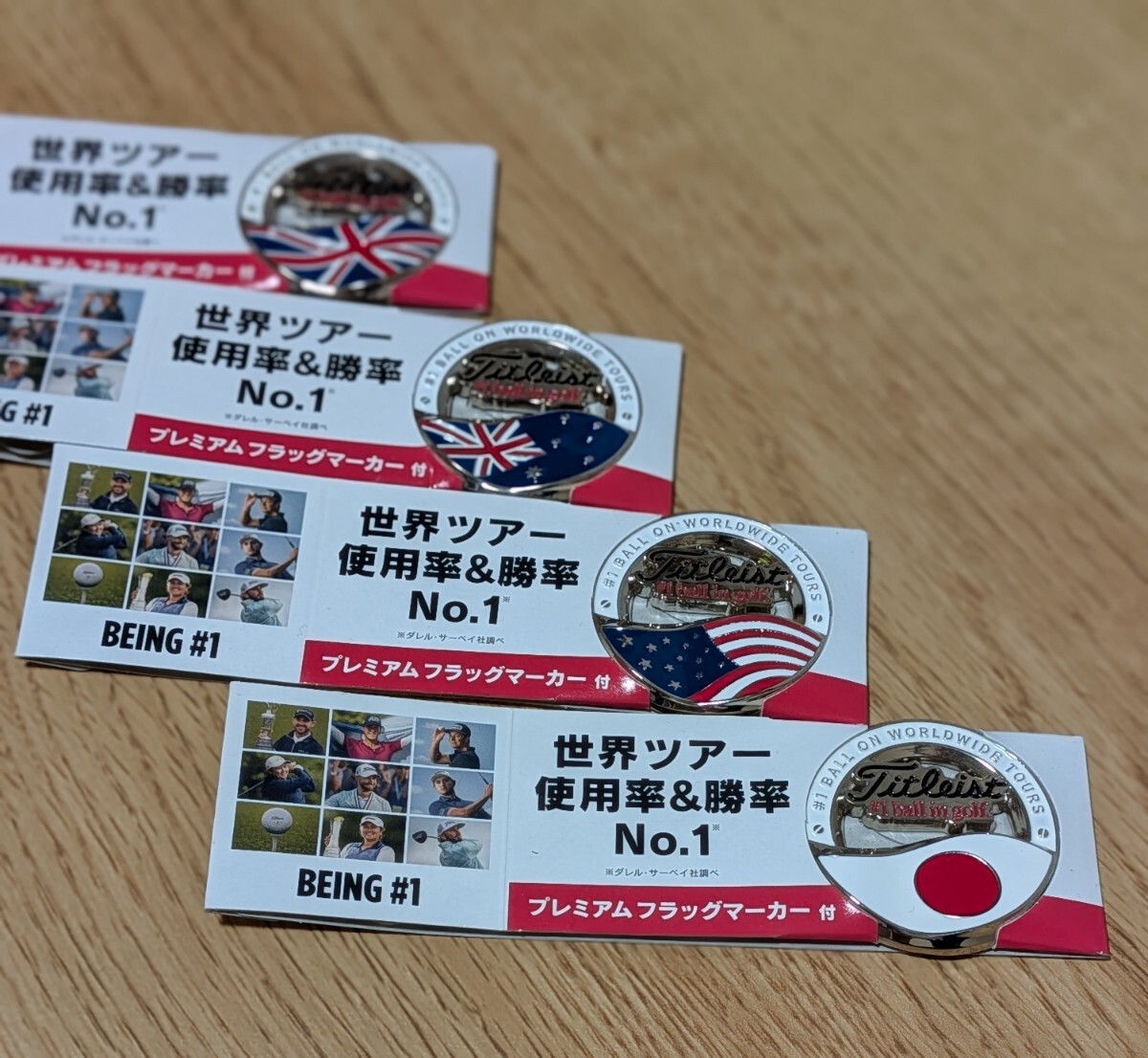 ☆彡　タイトリスト　マーカー4 点非売品　未使用　Titleist　☆彡_画像1